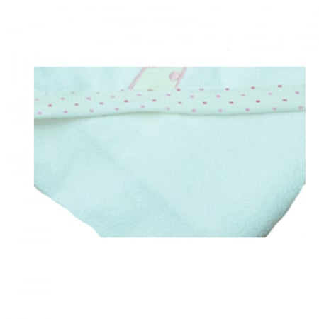Prosop 90 x 80 cm cu gluga pentru bebelusi OEM PBBLY6-A, Alb [1]