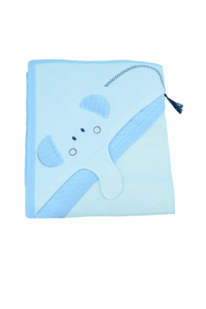 Prosoape - Prosop 90 x 80 cm cu gluga pentru bebelusi Gaye Bebe 935-1, Alb