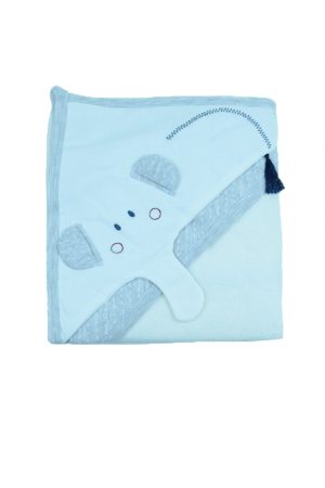 Prosoape - Prosop 90 x 80 cm cu gluga pentru bebelusi Gaye Bebe 935-2, Alb