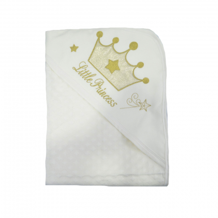 Prosoape - Prosop 90 x 83 cm cu gluga Mini Junior 1001, Crem