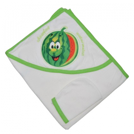 Prosoape - Prosop cu gluga pentru copii Minijunior180424, Verde