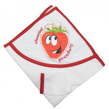 Prosoape - Prosop cu gluga pentru copii Minijunior180424-1, Rosu
