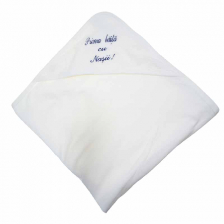 Prosoape - Prosop cu gluga 75 x 80 cm Confort Family P030623, Alb