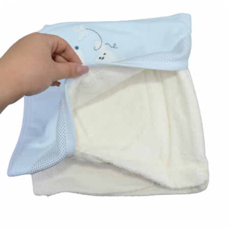 Prosop cu gluga 75 x 75 cm Tonton TNTN-4, Albastru [1]