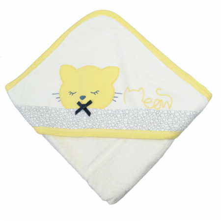 Prosoape - Prosop cu gluga 75 x 75 cm Tonton TNTN-6, Galben