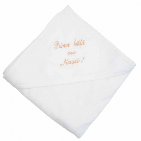 Prosoape - Prosop cu gluga 75 x 80 cm Confort Family P030623-4, Alb