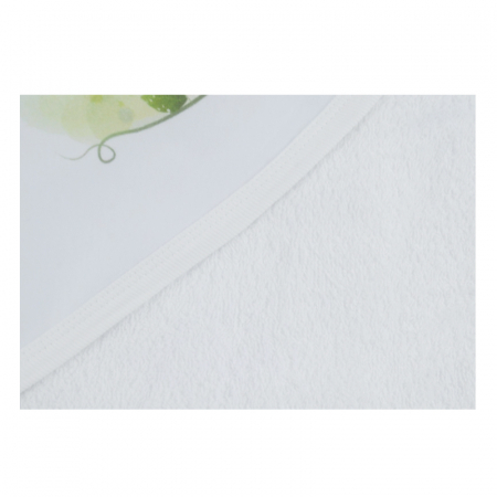 Prosop cu gluga 80 x 80 cm Mini Junior 356_0 luni+, Alb [1]