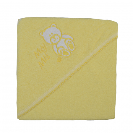 Prosoape - Prosop cu gluga 80 x 80 cm pentru copii Terjan 384600, Galben