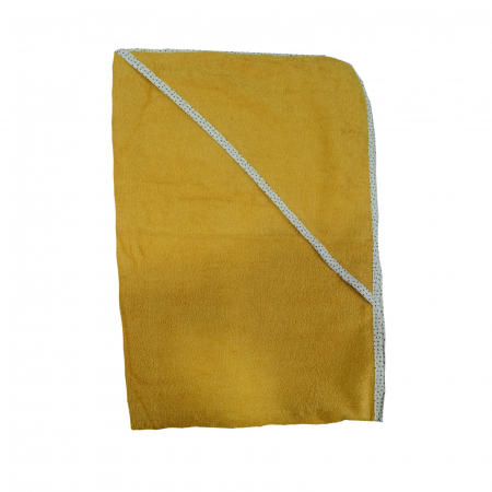 Prosoape - Prosop cu gluga 99 x 97 cm pentru copii Mini Junior 100-40G, Galben