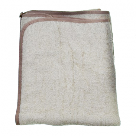 Prosop cu gluga din bumbac pentru copii 70 x 70 cm Mini Junior PSP-11, Bej [2]