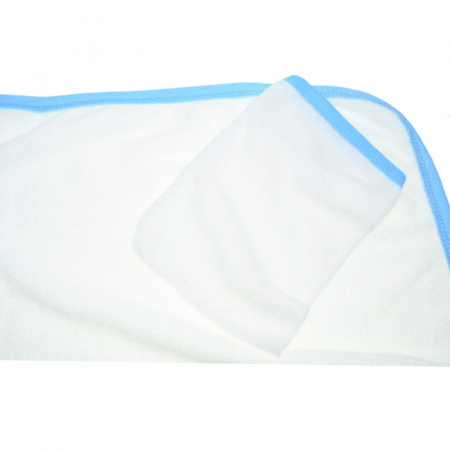 Prosop din bumbac pentru baieti 60 x 40 cm Mini Junior PSP-5, Alb [1]