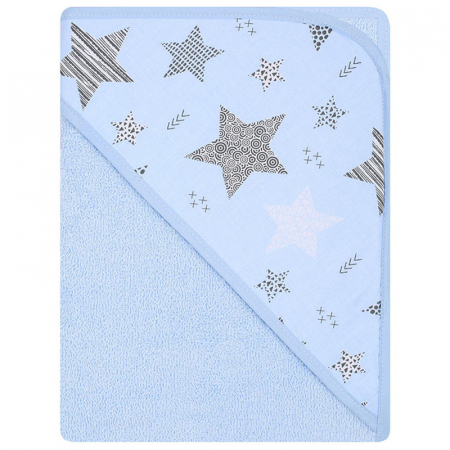 Prosop cu gluga din bumbac Thermofleet pentru copii Duet Baby 608505-A, Albastru [1]