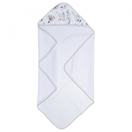 Prosoape - Prosop cu gluga din bumbac Thermofleet pentru copii Duet Baby 608505-AL, Alb