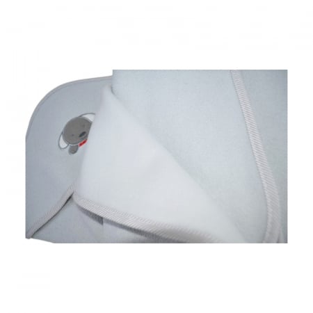 Prosop cu gluga din bumbac Thermofleet pentru copii, Mini Junior MJ3-060225, Gri [3]