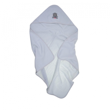 Prosoape - Prosop cu gluga din bumbac Thermofleet pentru copii, Mini Junior MJ3-060225, Gri