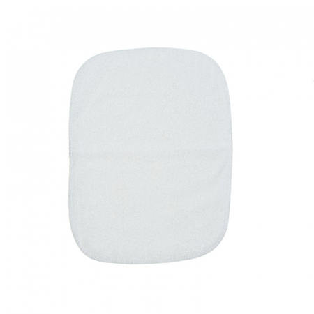 Prosop cu gluga din bumbac pentru baieti 100 x 85 cm Mini Junior PSB-0060, Alb [1]