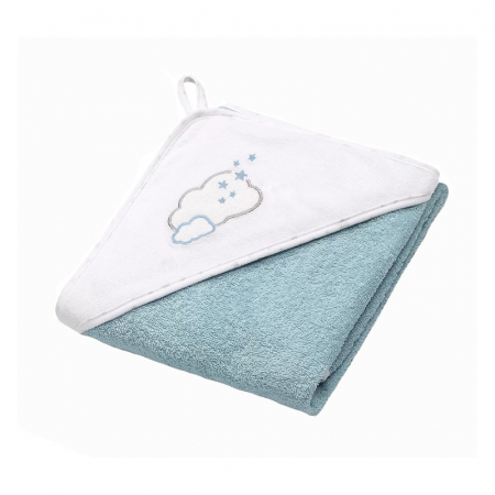 Prosoape - Prosop cu gluga pentru baieti 76 x 76 cm BabyOno 141/09, Albastru
