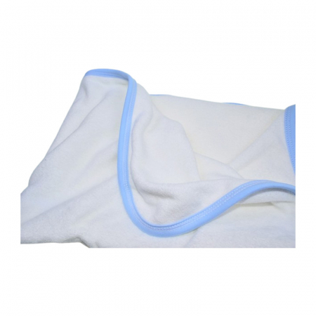 Prosop cu gluga, pentru baieti, 80 x 80 cm, Mini Junior PRS0109A4, Alb [3]