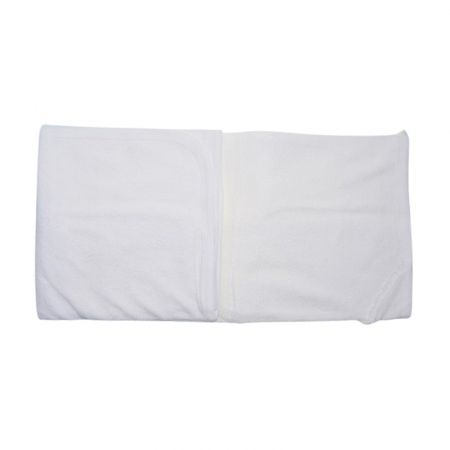 Prosop cu gluga, pentru fete, 90 x 80 cm, Mini Junior PRS0109A5, Alb [1]