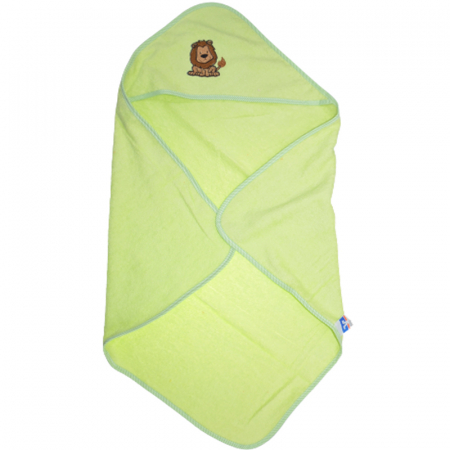 Prosoape - Prosop cu gluga pentru baieti Mini Junior PPB12, Verde