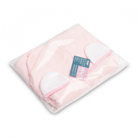 Prosop poncho pentru fete 55 x 60 cm Sensillo 399355, Roz [4]