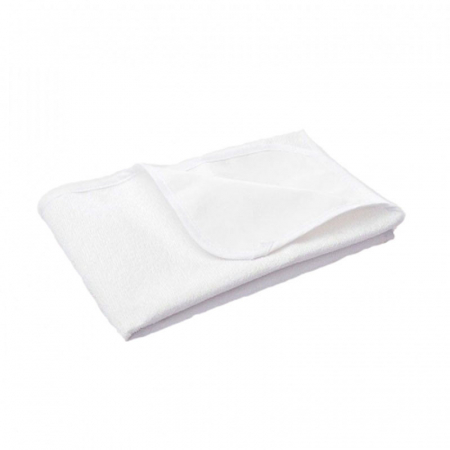 Protectie impermeabila din frotir pentru saltea 120 x 60 cm Mini Junior 180823, Alb [2]