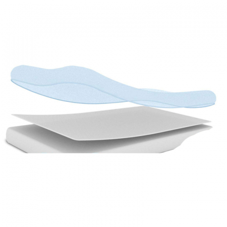 Protectie impermeabila pentru saltea 70 x 140 cm BabyMatex 01-351, Alb [1]