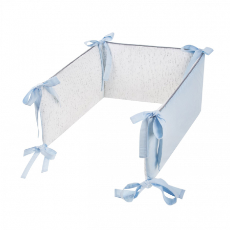 Protectii laterale pentru patut - Protectie laterala pentru patut 180 x 30 cm Belisima Enzo P0-20460, Albastru