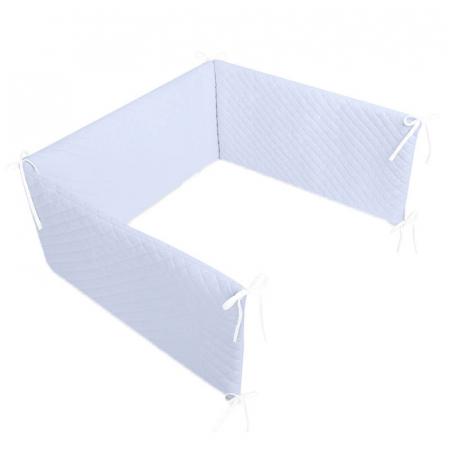 Protectii laterale pentru patut - Protectie laterala pentru patut 180 x 30 cm MimiNu 286423-5, Albastru