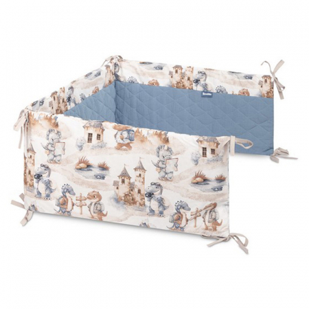 Protectii laterale pentru patut - Protectie laterala pentru patut, 180 x 30 cm, Sensillo, 398778, Maro