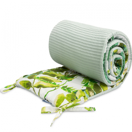 Protectii laterale pentru patut - Protectie laterala pentru patut 180 x 30 cm 386744-0-luni Sensillo, Verde