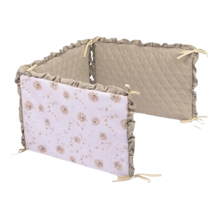 Protectii laterale pentru patut - Protectie laterala pentru patut, 180 x 40 cm, Sensillo, 322999, Crem