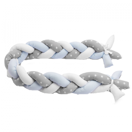 Protectii laterale pentru patut - Protectie laterala pentru patut 210 cm Sensillo 303455, Multicolor