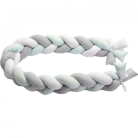 Protectii laterale pentru patut - Protectie laterala pentru patut 210 cm Sensillo 303462, Multicolor