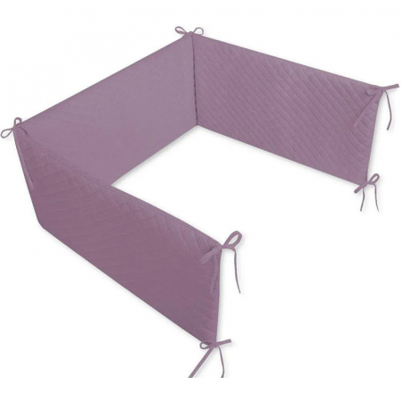 Protectii laterale pentru patut - Protectie laterala pentru patut 180 x 30 cm MimiNu 2864233, Mov