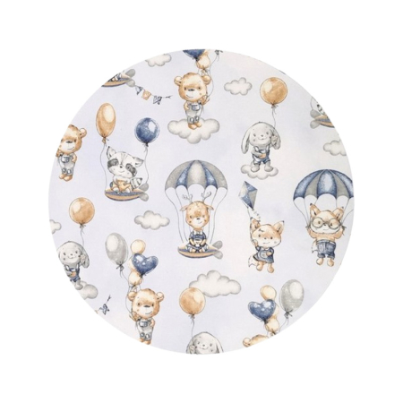 Protectie laterala pentru patut, 360 x 30 cm, MimiNu 143000-24, Albastru [1]