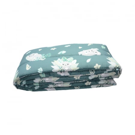 Protectie laterala pentru patut 360 x 30 cm MimiNu 143000-9, Verde [0]