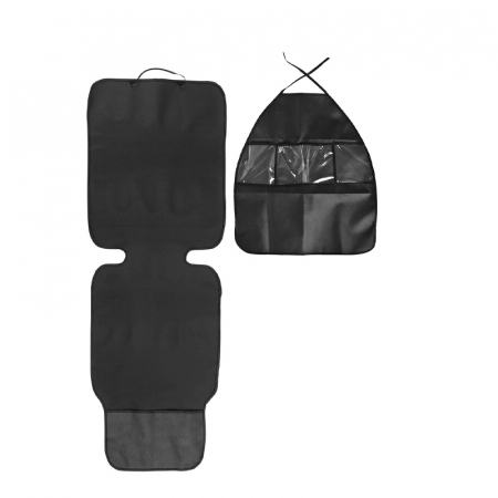 Scaune auto - Protectie pentru tapiteria masinii cu organizator Caretero 5046, Negru