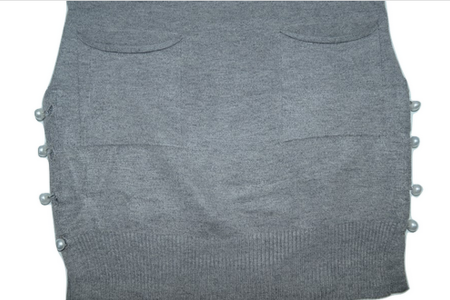 Pulover cu maneca lunga pentru fete Happy House BL-262G-104, Gri [1]