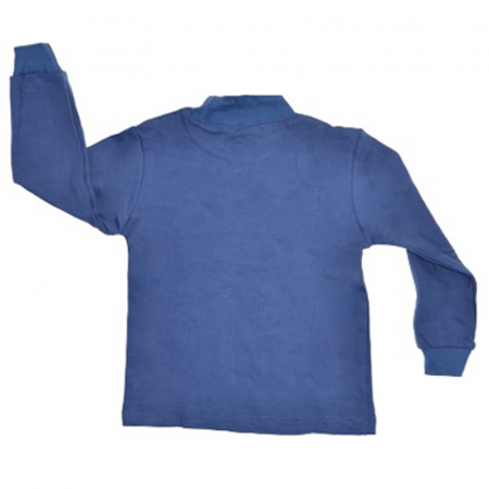 Bluza cu maneca lunga tip maleta pentru baieti Seygi SVG1411, Albastru [1]