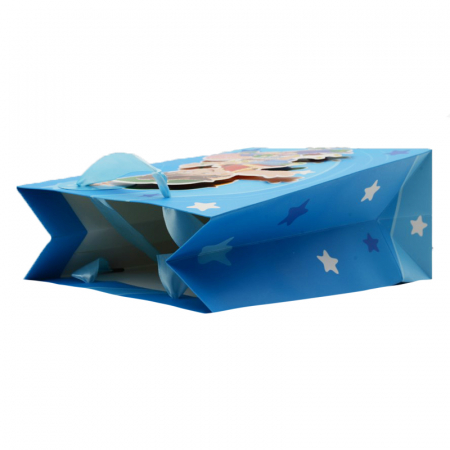 Punga cadou 23 x 9,5 x 18 cm Midex PCM-4, Albastru [2]