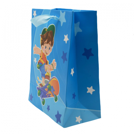 Punga cadou 23 x 9,5 x 18 cm Midex PCM-4, Albastru [1]