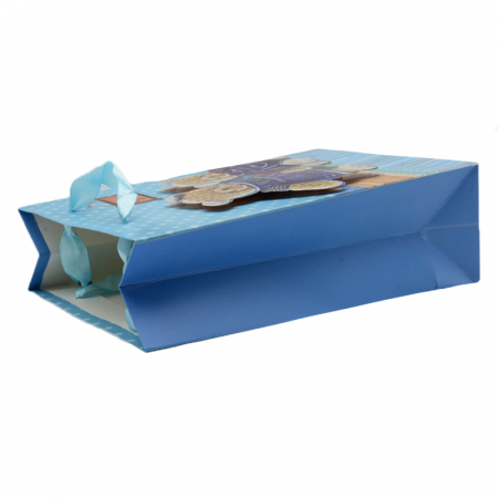Punga cadou 24 x 8,2 x 18 cm Midex PCM-9, Albastru [2]