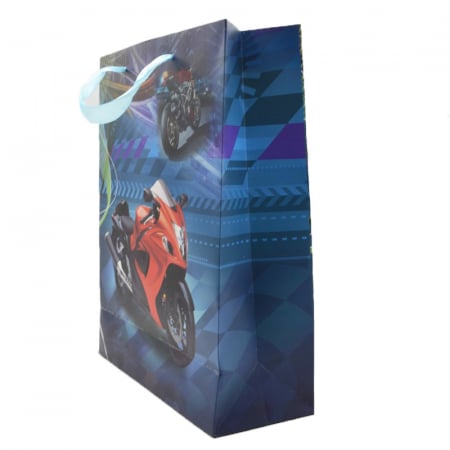 Punga cadou 32 x 10 x 26 cm Midex D33837A, Albastru [1]