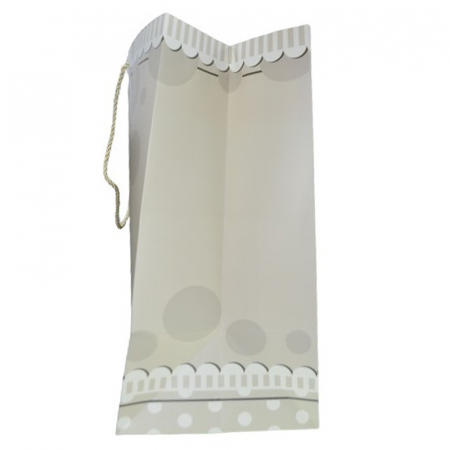 Punga pentru cadouri din hartie groasa cu manere din snur 57 x 40 x 20 cm Midex PG1804, Bej [1]