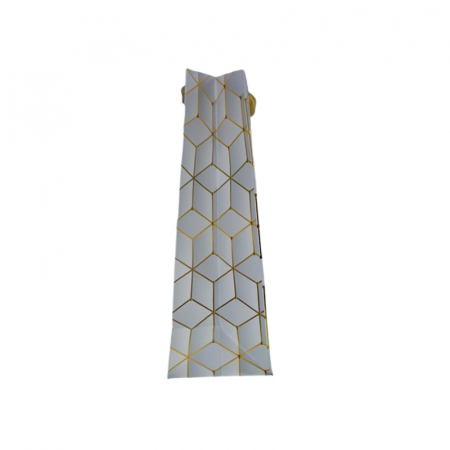 Punga pentru cadouri din hartie groasa cu manere din snur, 32 x 25 x 11 cm, Midex 210225-04, Auriu [1]