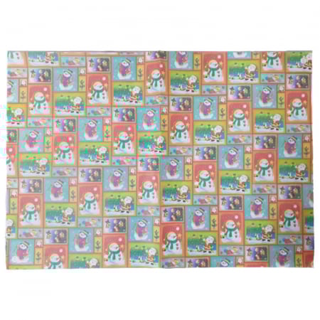 Ambalaje - Hartie de impachetat cadouri de Craciun Mini Junior ART7001, Multicolor