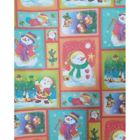 Hartie de impachetat cadouri de Craciun Mini Junior ART7001, Multicolor [1]