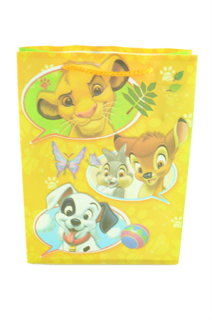 Ambalaje - Punga pentru cadouri Personaje Disney PCPD-1, Galben