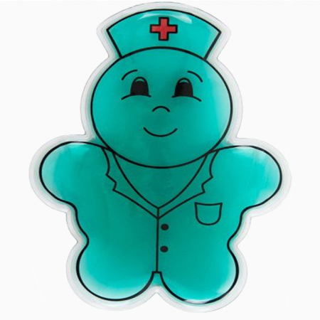 Accesorii pentru alaptat - Punga termica cu gel pentru copii Akuku A0237, Verde